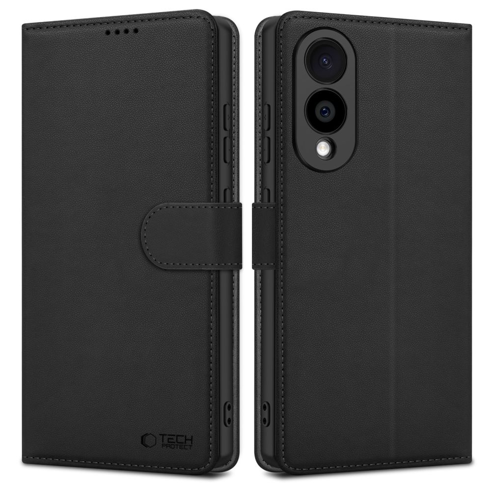 Juodas atverčiamas dėklas Samsung Galaxy S25 Edge Tech-Protect Wallet Juodas atverčiamas dėklas Samsung Galaxy S25 Edge Tech-Protect Wallet iš dviejų pusių