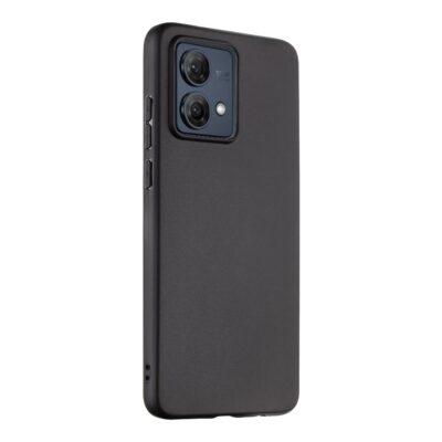 Juodas dėklas Tactical TPU telefonui Motorola G84 5G su matiniu paviršiumi ir tiksliais iškirpimais kamera