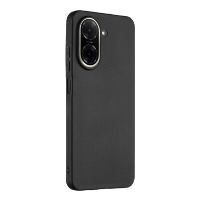 Juodas dėklas Tactical TPU telefonui Xiaomi Redmi A5 su matine tekstūra ir kamerų apsauga