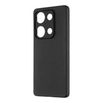 Juodas dėklas Xiaomi Redmi Note 14S OBALME Matte TPU su kamerų angomis