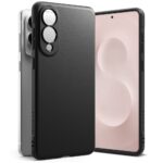 Juodas dėklas Samsung S25 Edge Ringke Onyx su tekstūruota paviršiaus dalimi ir tiksliais išpjovomis kamerai
