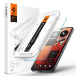 Skaidrus apsauginis stikliukas Nothing Phone 3A Spigen Glas Tr Ez Fit su paruosimo laikikliu