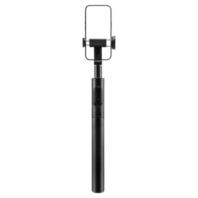 Juoda asmenukių lazda SPIGEN S541W Bluetooth selfie stick tripod su tvirtu rankena ir telefono laikikliu