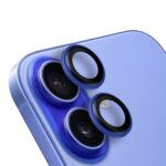 Ultramarine apsauginis stiklas galiniai kamerai Apple iPhone 16 su mėlynos spalvos stiklo apsauga