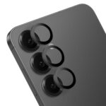 Juodas onyx apsauginis stiklas galiniai kamerai Samsung Galaxy S24 aplink tris kameros objektyvus