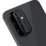 Juodas apsauginis stiklas galinei kamerai Samsung Galaxy A36 5G su apsaugine danga
