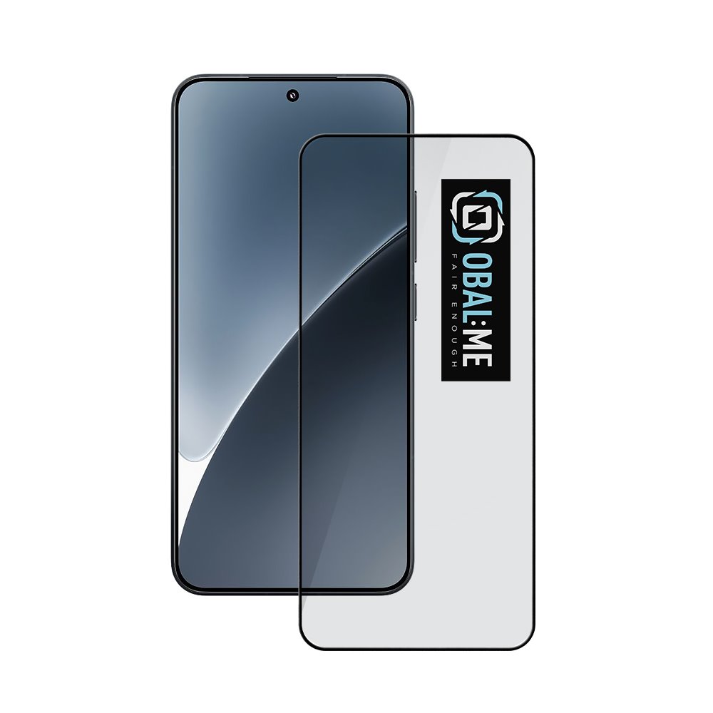 Juodas apsauginis ekrano stikliukas Xiaomi 15 OBALME 5D Glass Screen Protector Juodas apsauginis ekrano stikliukas Xiaomi 15 OBALME 5D Glass Screen Protector