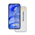 Juodas apsauginis ekrano stikliukas Tactical Glass Shield 5D skirtas Google Pixel 9A ir 10A telefonams