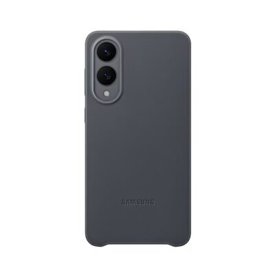 Juodas originalus dėklas EF-VS937PBE KindSuit Cover telefonui Samsung Galaxy S25 Edge matomas iš priekio