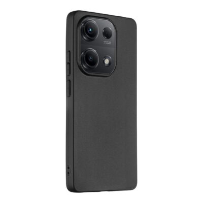 Juodas dėklas Tactical TPU telefonui Xiaomi Redmi Note 14S su kamerų apsauga