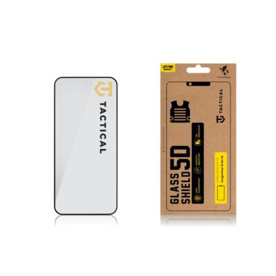 Juodas apsauginis ekrano stikliukas Google Pixel 10 Pro XL Tactical Glass Shield 5D su pakuote