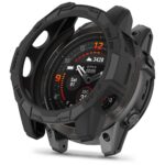 Juodas dėklas laikrodžiui Garmin Fenix 7 Pro Tech-Protect Defense Air su tiksliomis angomis mygtukams