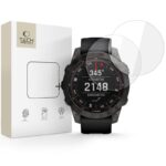 Skaidrus apsauginis stiklas Garmin Fenix 7 ir 7 Pro TECH-PROTECT GLASS FIT 2-pack su laikrodžiu ir pakuote