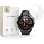 Skaidrus apsauginis stiklas Garmin Fenix 8 47mm laikrodžiui TECH-PROTECT GLASS FIT 2 vnt