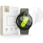 Skaidrus apsauginis stiklas TECH-PROTECT GLASS FIT 2-pakuotė skirtas Samsung Galaxy Watch 44mm