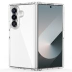 Skaidrus dėklas Samsung Galaxy Z Fold 7 Tech-Protect FlexAir Hybrid matomas ant atversto telefono su trimis kameromis