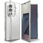 Skaidrus deklas Samsung Galaxy Z Fold 7 su apsauga kamerai ir ekrano daliu