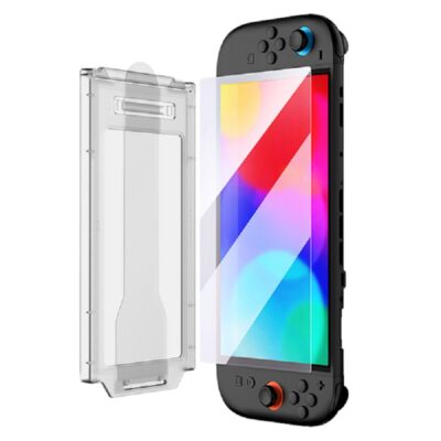 Skaidrus apsauginis stiklas iPega SW2117 Tempered Glass skirtas Nintendo Switch 2 su aplikatoriumi