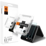Apsauginis ekrano stikliukas Samsung Galaxy Z Flip 7 Spigen Glas Tr Ez Fit su plastikiniais laikikliais ir stiklu