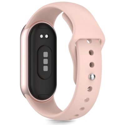 Rausva apyrankė Xiaomi Smart Band 8 9 10 NFC Tech-Protect Iconband Pure minkšta ir lanksčiavidurė