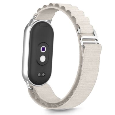 Starlight apyrankė Xiaomi Smart Band su balta Nailono Pro medžiaga