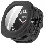 Juodas dėklas Samsung Galaxy Watch Ultra 2024 2025 47 MM su ekrano apsaugos dangteliu