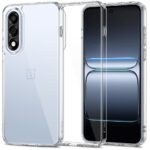 Skaidrus dėklas OnePlus Nord 5 Tech-Protect FlexAir Hybrid su matomu telefono priekiniu ir galiniu vaizdu