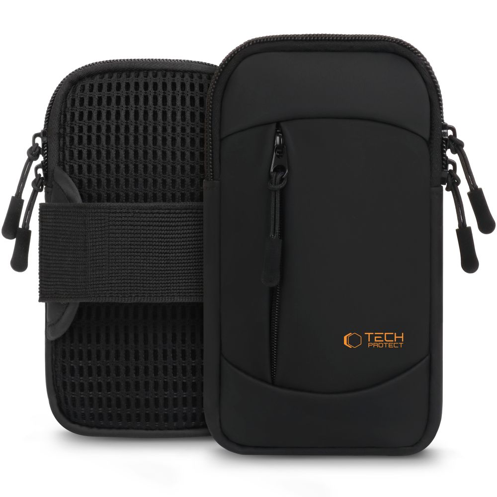 Juodas-oranžinis dėklas ant rankos TECH-PROTECT M6 UNIVERSAL SPORT ARMBAND Juodas-oranžinis dėklas ant rankos TECH-PROTECT M6 UNIVERSAL SPORT ARMBAND su užtrauktuku ir dirželiu