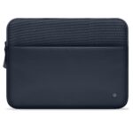 Tamsiai melynas kompiuterio krepsys Laptop 15-16 TECH-PROTECT SLEEVE tvirta melyna medziaga ir paprastumas