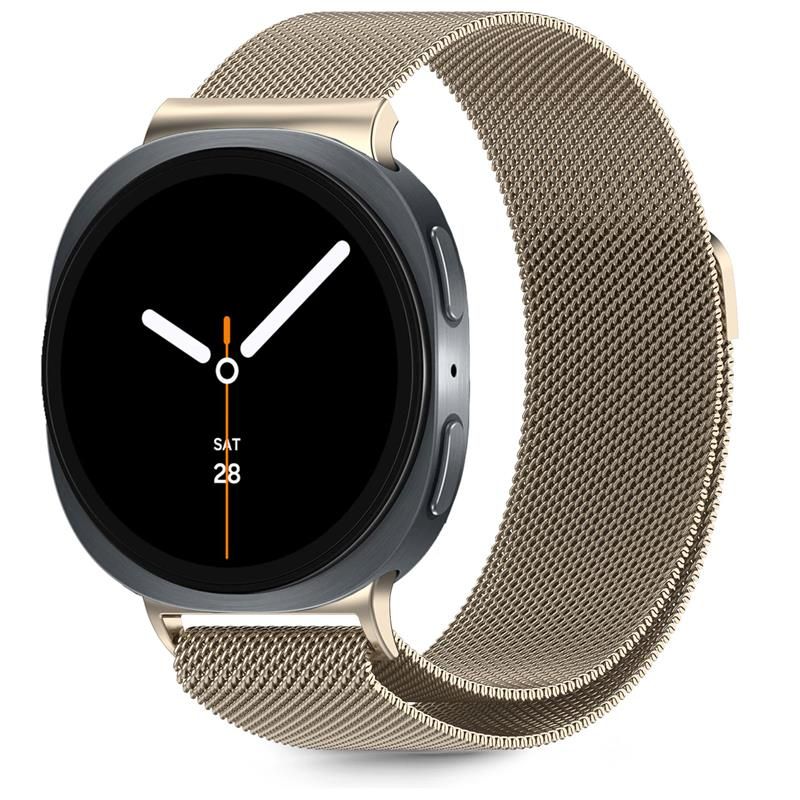 Starlight apyrankė Samsung Galaxy Watch 8 Classic Starlight apyrankė Samsung Galaxy Watch 8 Classic su auksinės spalvos milano tipo metaline juosta