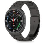 Juoda apyrankė Samsung Galaxy Watch 8 Classic su nerūdijančio plieno segtuku
