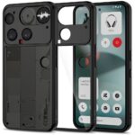 Juodas skaidrus deklas Nothing Phone 3 Tech-Protect Magmat su matomu korpuso dizainu ir apsauga