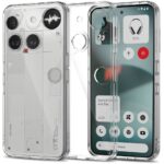 Skaidrus dėklas Nothing Phone 3 Tech-Protect FlexAir Hybrid, matomas telefonas su permatomu lanksčiu apsauginiu dėklu