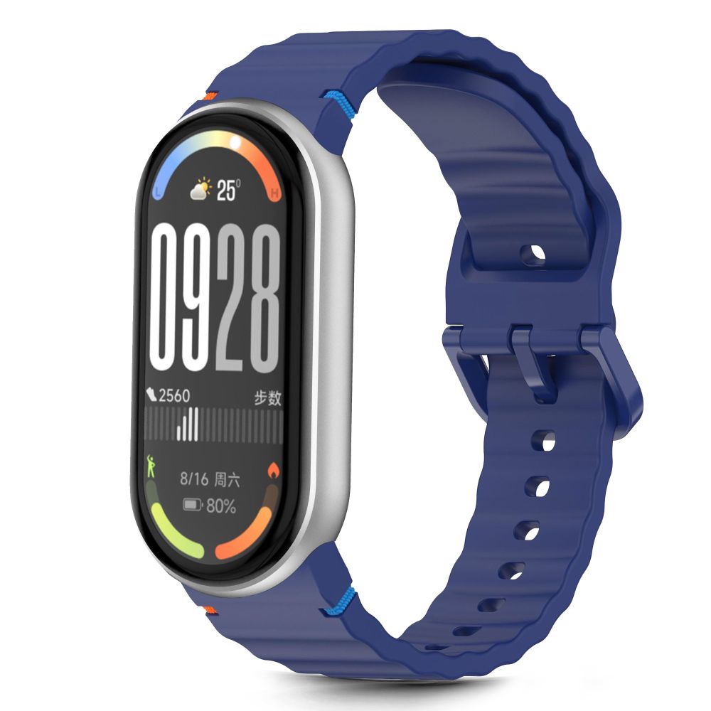 Mėlyna apyrankė Xiaomi Smart Band 8 / 9 / 10 / NFC Silicon Sport Mėlyna apyrankė Xiaomi Smart Band 8 su silikonine sportine apyranke