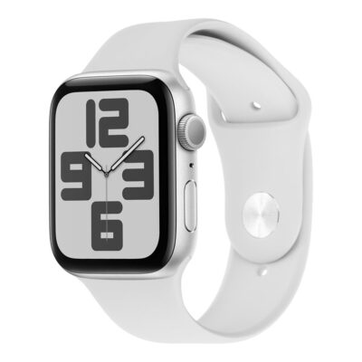 Balta apyrankė Apple Watch 38-41mm S-M OBALME silikoninė juosta prie laikrodžio