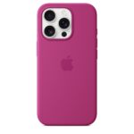 Fuchsia originalus dėklas MYYN3ZM/A Silicone Cover Magsafe telefonui Apple iPhone 16 Pro ryškiai violetinės spalvos
