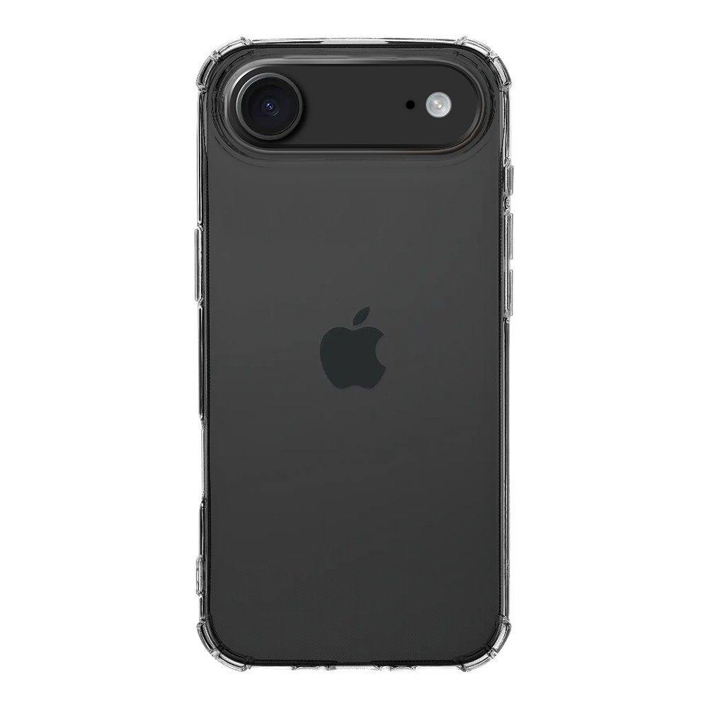 Skaidrus dėklas Tactical TPU Plyo telefonui iPhone 17 Air Skaidrus dėklas Tactical TPU Plyo telefonui Apple iPhone 17 Air su matoma kamera ir ekrano ramybe