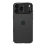 Skaidrus deklas Tactical TPU telefonui Apple iPhone 17 Pro Max ant juodo telefono
