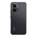 Skaidrus dėklas Tactical TPU telefonui Honor 400 su matoma kameros ir telefono apačios dalimi