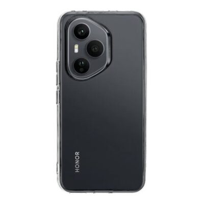 Skaidrus dėklas Tactical TPU telefonui Honor 400 Pro, matomas telefono nugarėlės apsaugos dizainas