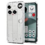 Skaidrus dėklas Nothing Phone 3 Spigen Ultra Hybrid su matomomis telefono kameromis ir ekranu
