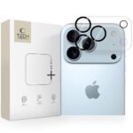 Skaidrus stiklas galiniai kamerai Apple Iphone 17 Pro Max Tech Protect Cam Fit su apsauga nuo piršto atspaudų ir įbrėžimų