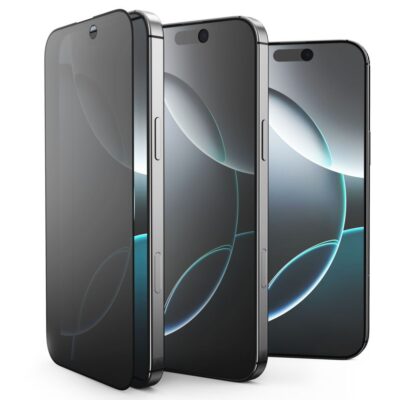 Juodas privatumo apsauginis ekrano stikliukas Apple Iphone 16 Pro Max ir 17 Pro Max