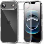 Skaidrus dėklas Apple Iphone 17 Air Tech-Protect FlexAir Hybrid su matomu telefono dizainu ir apsauga