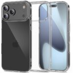 Skaidrus deklas Apple Iphone 17 Pro Tech-Protect FlexAir Hybrid isvaizda su skaidriu plastiku ir plonu dizainu