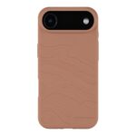 Moucha Moose dėklas telefonui Apple Iphone 17 Air smėlio rusvumo spalvos su reljefiniu reljefu