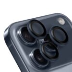 Indigo apsauginis stiklas galiniai kamerai Apple iPhone 17 Pro ir 17 Pro Max su tamsiai mėlyna spalva