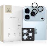 Juodas stiklas galiniai kamerai Apple iPhone su apsaugomis ir dėžute