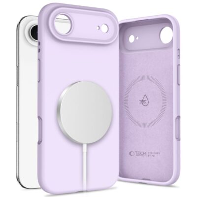 Mauve Tech-Protect Liquid Silicone Magsafe dėklas Apple Iphone 17 Air telefonui
