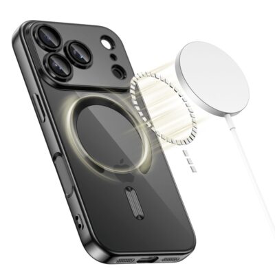 Juodas dėklas Apple Iphone 17 Pro Max Tech-Protect Magflex su MagSafe įkroviklio sujungimu